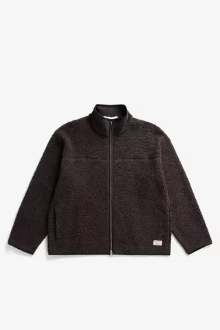 BJERGET SHERPA WOOL FLEECE JACKET